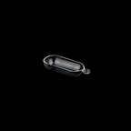 Quartz weighing boat, capacity 0.5 - 220 ml