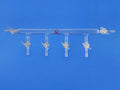Single bank vacuum manifold with stopcock at both side, ports 4 to 6 ,Schlenk line