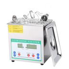 Ultrasonic Cleaner, 1.3-10 L, Digital Heating & Timer, 40 kHz Lab Glassware Cleaner, 304 Stainless Steel