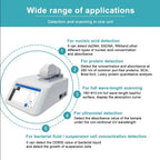 Micro Spectrophotometer, Full Wavelength Scanning, 0.5-2 μl Sample Detection