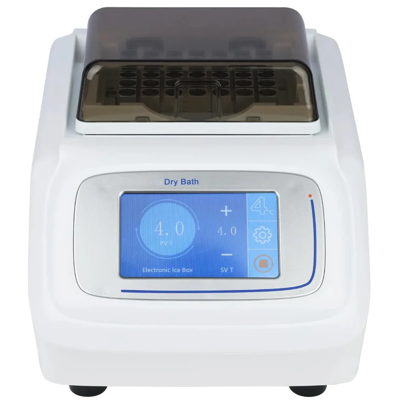 Electronic Ice Box, Thermostatic Metal Bath, One-Touch 4°C Initiation, -10°C ~ 100°C, Sample Storage