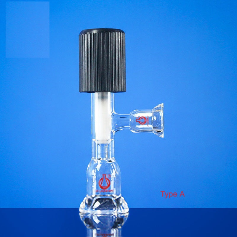 Schlenk vacuum valve adapter with #15 O-ring joint
