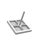 PTFE Cleaning Rack for ITO/FTO Glass & Silicon Wafers