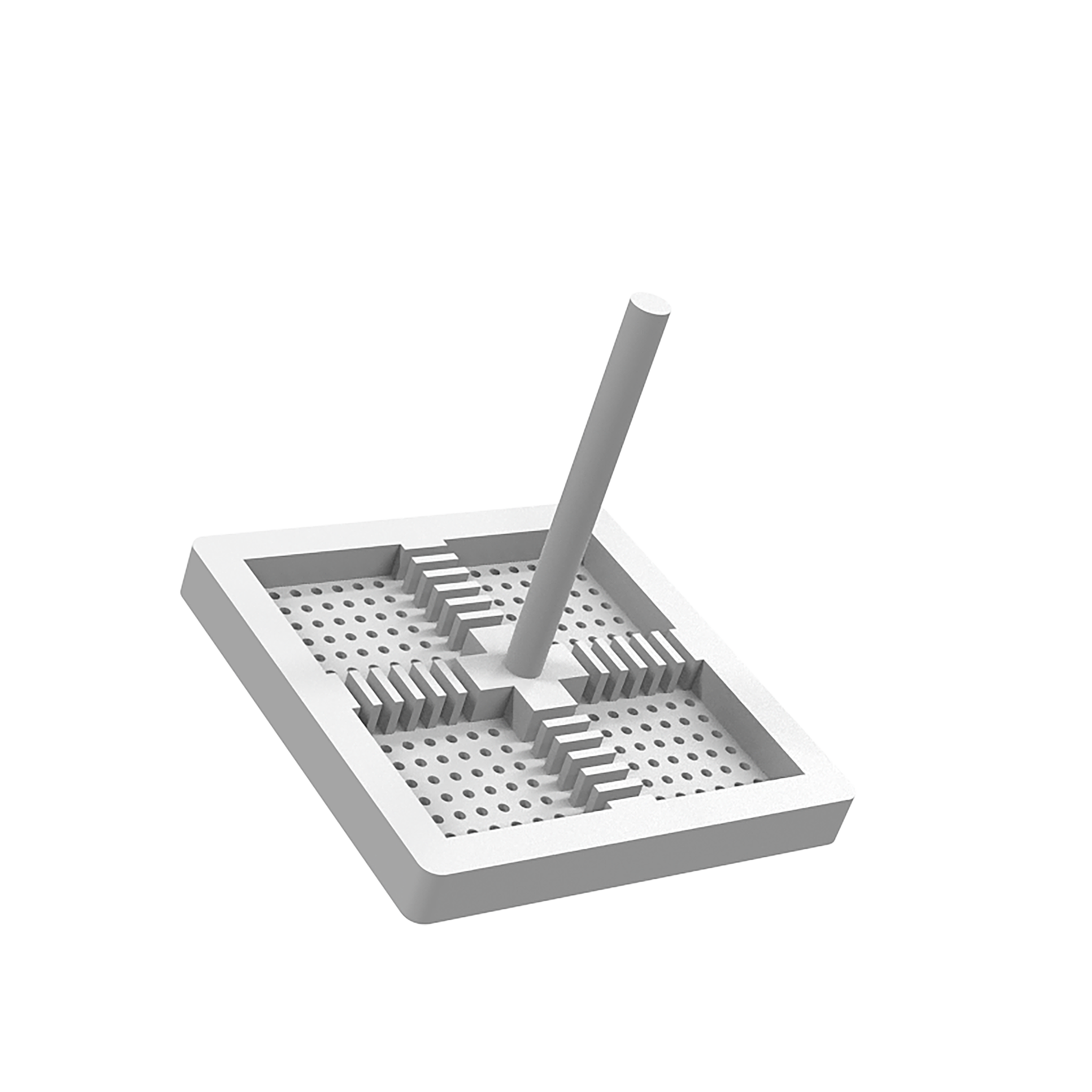 PTFE Cleaning Rack for ITO/FTO Glass & Silicon Wafers