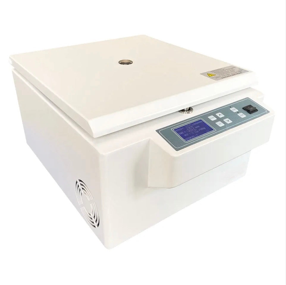 Benchtop High-Speed Centrifuge, 304 Stainless, 100-10000 rpm, 2-100 ml capacity, Angle Rotor