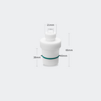 PTFE stirrer bearing adapter with sealing ring, for 7 mm stirrer