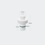 PTFE stirrer bearing adapter with sealing ring, for 8 mm stirrer