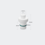 PTFE stirrer bearing adapter with sealing ring, for 8 mm stirrer