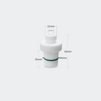 PTFE stirrer bearing adapter with sealing ring, for 8 mm stirrer