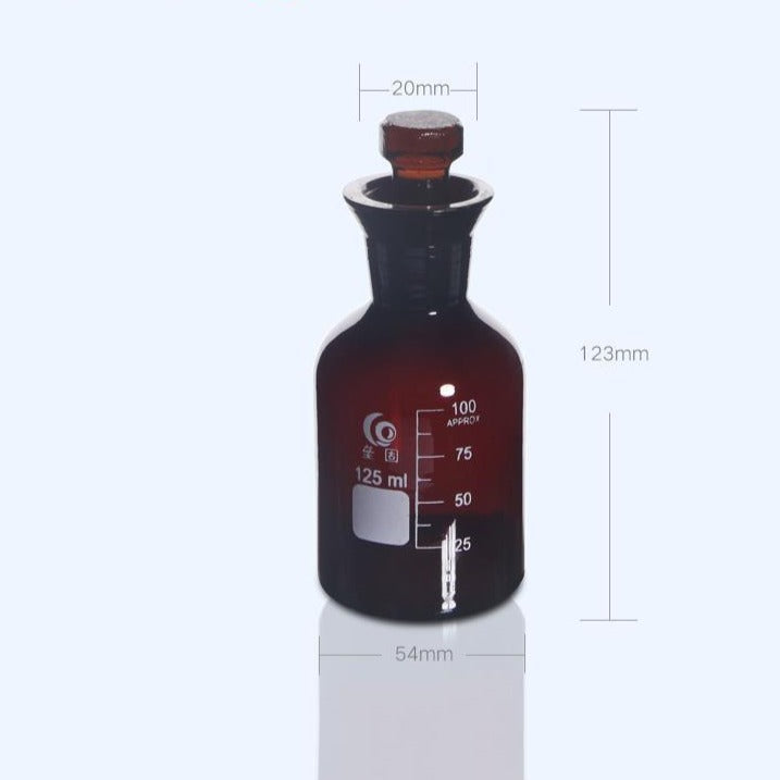 Bod bottle, brown glass, 125 ml to 1000 ml