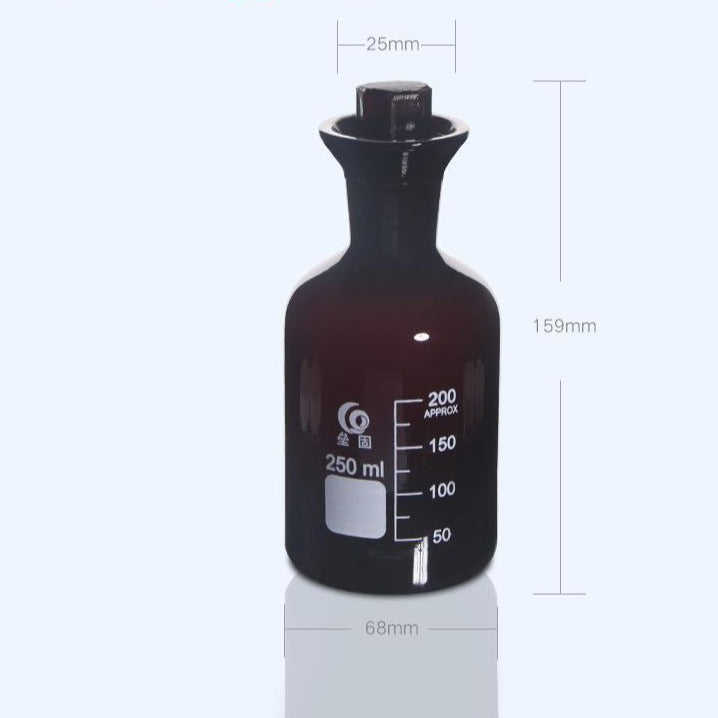 Bod bottle, brown glass, 125 ml to 1000 ml