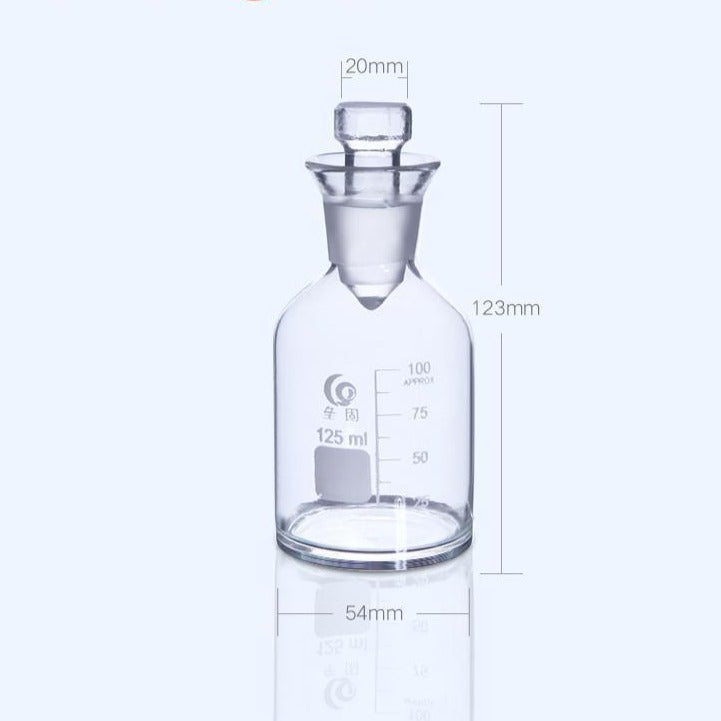 Bod bottle, clear glass, 125 ml to 1.000 ml
