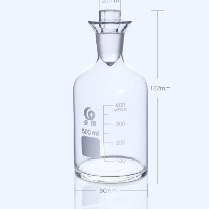 Bod bottle, clear glass, 125 ml to 1.000 ml
