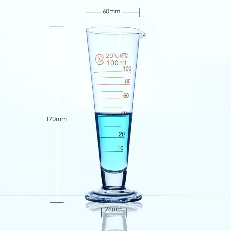 Conical measuring beaker,graduated, 5 ml to 2000 ml