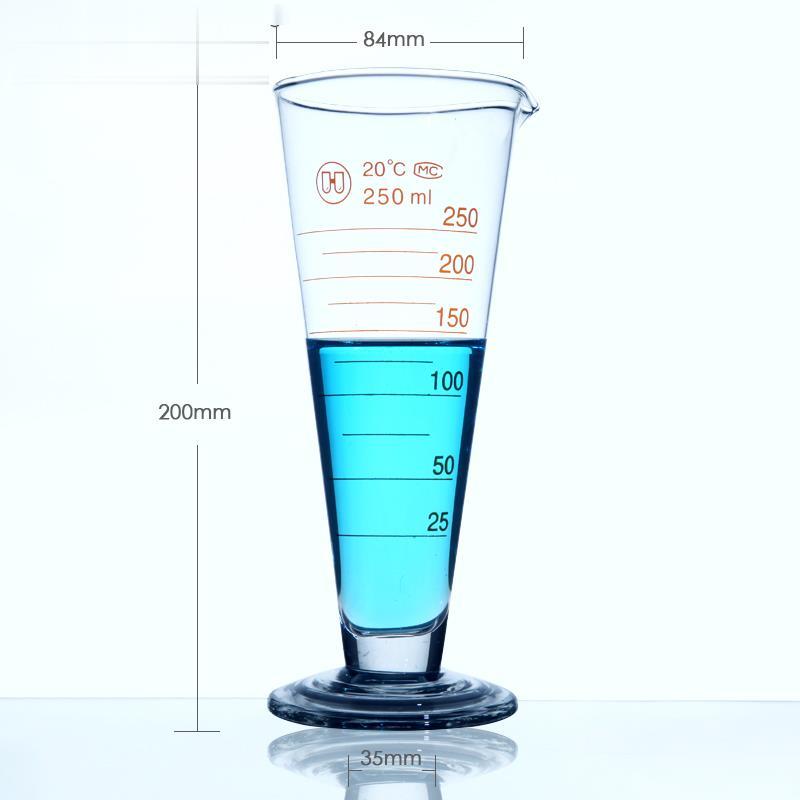 Conical measuring beaker,graduated, 5 ml to 2000 ml