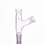 Distilling adapter with 105° side tube and joint