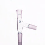Distilling adapter with 75° side tube and joint