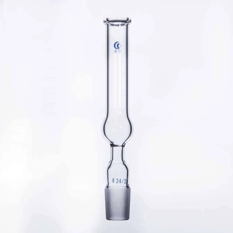 Borosilicate Glass Drying Tube with Ground Glass Joint for Laboratory Use