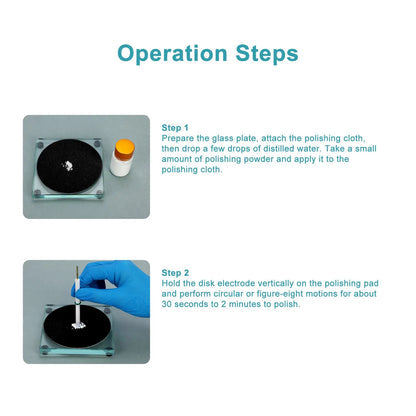 Glass Polishing Base for Electrode Polishing
