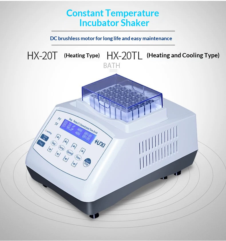 Thermostatic Shaker, 0-100°C, Multi-Sample, 200-1800 rpm