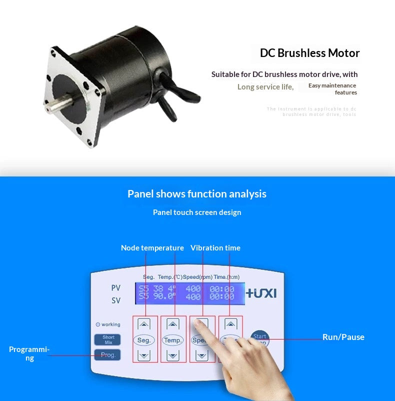 Thermostatic Shaker, 0-100°C, Multi-Sample, 200-1800 rpm