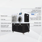 In-Situ Square Cabin Freeze Dryer, -80°C Cold Trap, -55℃~60℃ Partition, 0.2-2㎡ Drying Area,  4-30kg/Batch Water Capture Capacity