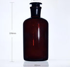 Narrow mouth bottle, brown glass, 60 ml to 20.000 ml