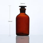 Narrow mouth bottle, brown glass, 60 ml to 20.000 ml