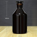 Narrow mouth bottle, brown glass, 60 ml to 20.000 ml