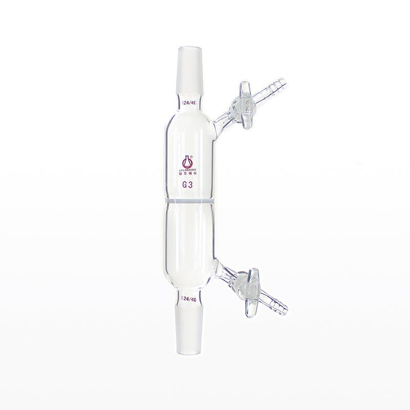 Schlenk filter funnel with frit and stopcock on side