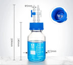 GL45 HPLC bottle with multiple distributor, capacity 100 to 2000 ml