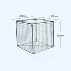 Square sterilisation cleaning baskets, stainless steel