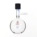 Schlenk round flask with high vacuum valve and hose connector, capacity 10 to 2000 ml