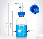 GL45 HPLC bottle with multiple distributor, capacity 100 to 2000 ml