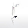 Schlenk funnel with frit, high vacuum valve and stopcock on side, capacity 100 to 250 ml