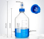 GL45 HPLC bottle with multiple distributor, capacity 100 to 2000 ml