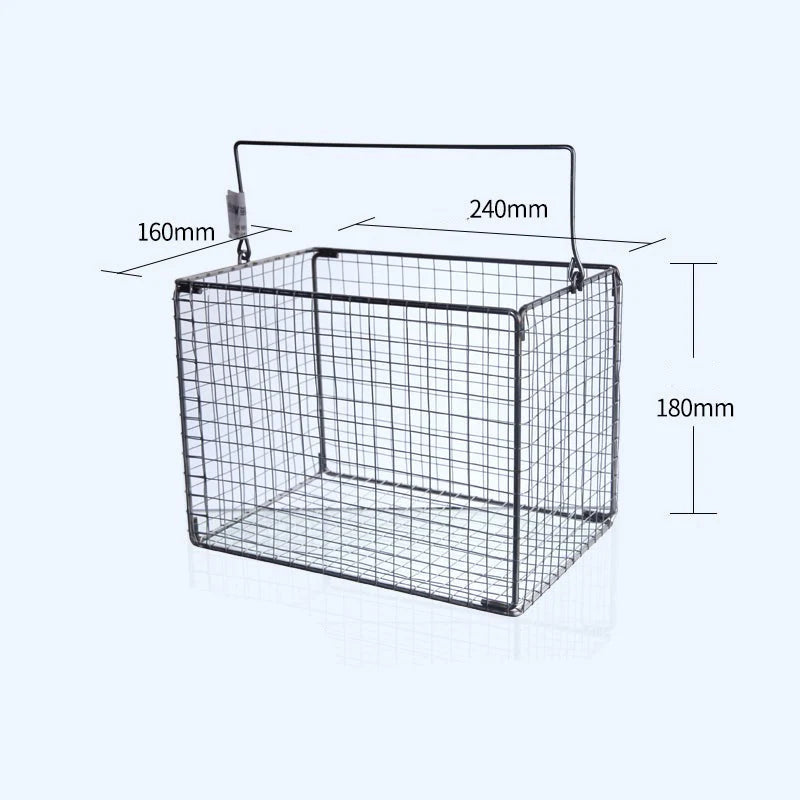 Square sterilisation cleaning baskets, stainless steel