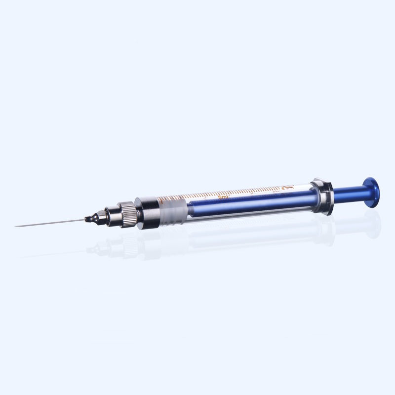 Microlitre luer lock syringe, capacity 25 ul to 100 ml