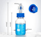 GL45 HPLC bottle with multiple distributor, capacity 100 to 2000 ml