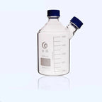 Double-necked HPLC bottle with GL45 screw cap, capacity 250 to 2000 ml