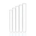 10 pcs/pack, glass test tube, clear glass