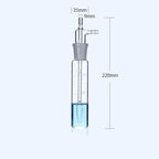 Greenburg Smith impinger, capacity 10 to 250 ml
