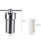 Hydrothermal Synthesis Reactor with PTFE lined vessel, volumes 25-500 ml