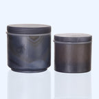 Agate grinding jar with lid and sealing ring, capacity 50 to 2000 ml