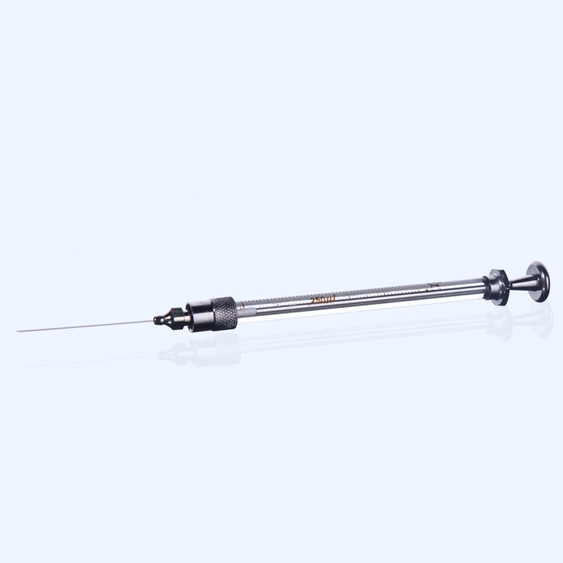 Microlitre luer lock syringe, capacity 25 ul to 100 ml