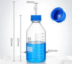 GL45 HPLC bottle with multiple distributor, capacity 100 to 2000 ml