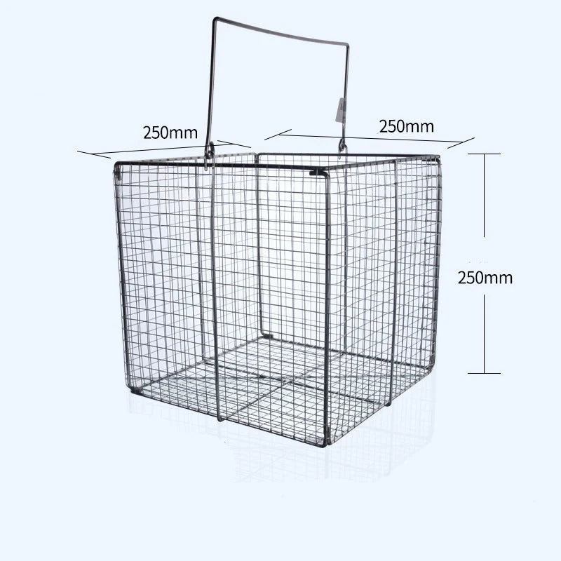 Square sterilisation cleaning baskets, stainless steel