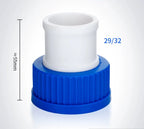GL45 Screw cap with PTFE joint adapter