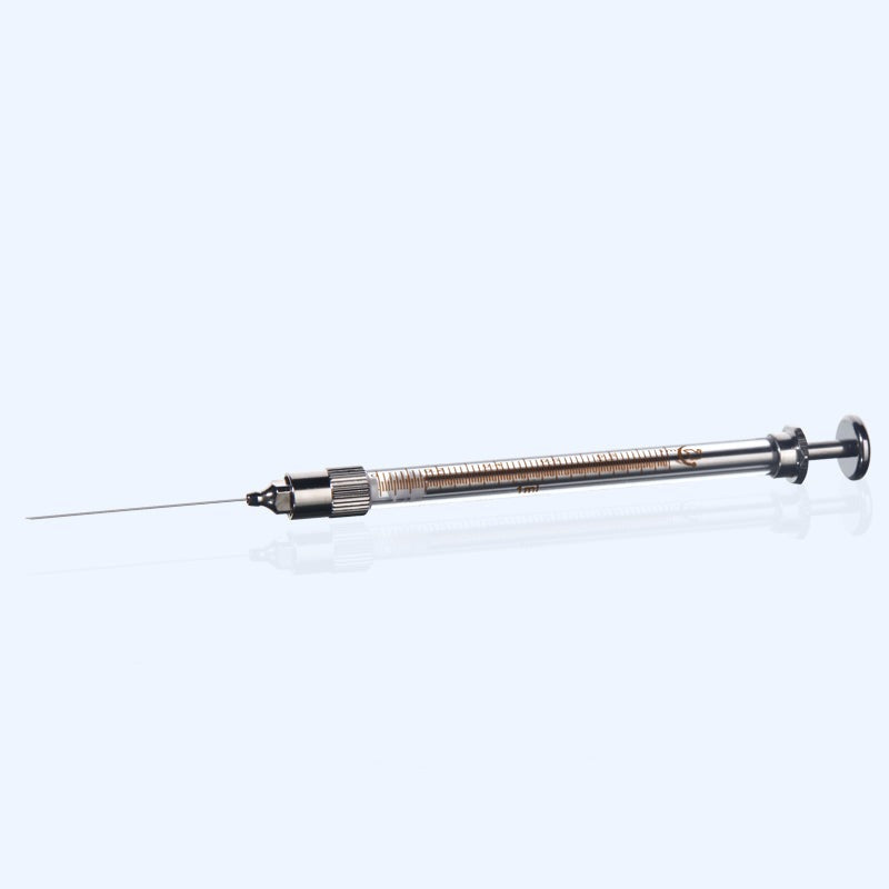 Microlitre luer lock syringe, capacity 25 ul to 100 ml