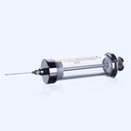 Microlitre luer lock syringe, capacity 25 ul to 100 ml